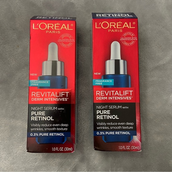 New! L’Oréal Revitalift Derm Intensives Night Serum 0.3% Retinol 27605 - Picture 1 of 6